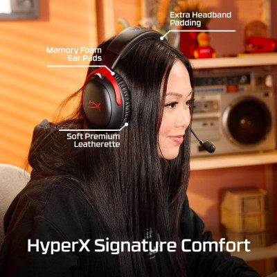 HEADSET HYPERX CLOUD III S WRL / WL BK GAM A59YZAA HYPERX