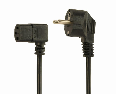 CABLE POWER ANGLED C13 1.8M / PC-186A-075-1.8M GEMBIRD