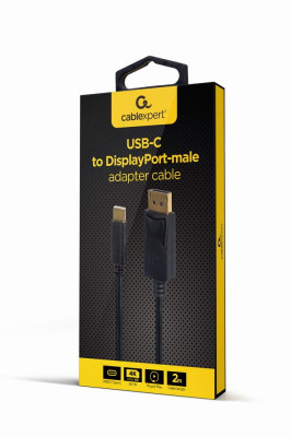 CABLE USB-C TO DP 2M / A-CM-DPM-01 GEMBIRD