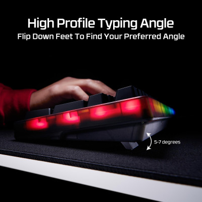 KEYBOARD ORIGINS 2 1800 RGB / BLACK B4QS4AA#ABA HYPERX