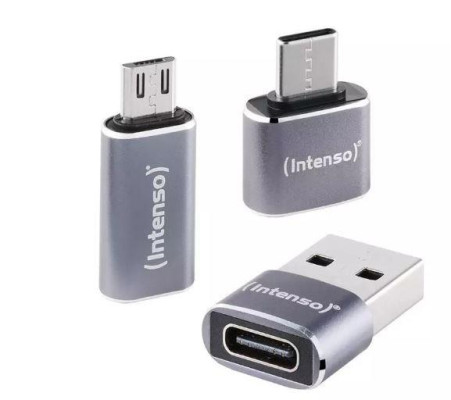 ADAPTER USB-C / USB-A USB-C / MICR / MIX480 7600913 INTENSO