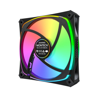 CASE FAN 120MM / RX120 PRO BLACK MONTECH