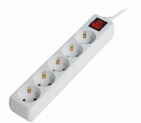 PROTECTOR POWER SURGE 1.8M / 5OUTL SPG4-C-6 GEMBIRD