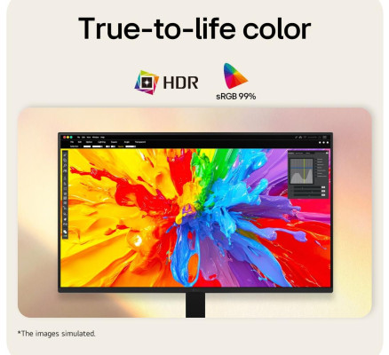 LCD Monitor | LG | 27 " | 1920 x 1080 pixels | Full HD | Native aspect ratio 16:9 | LCD | Flat | 27U411B-B