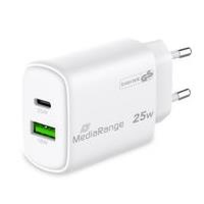 POWER ADAPTER USB / USB-C 25W / FAST MRMA112-2 MEDIARANGE