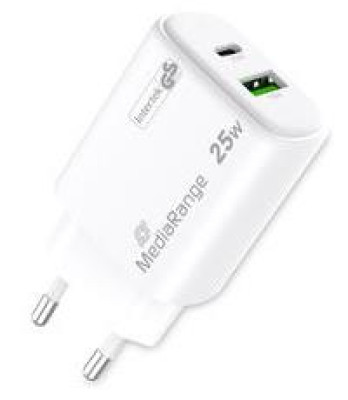 POWER ADAPTER USB / USB-C 25W / FAST MRMA112-2 MEDIARANGE