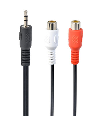 CABLE AUDIO 3.5MM TO 2RCA / SOCKET CCA-406 GEMBIRD