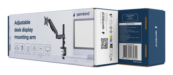DISPLAY ACC MOUNTING ARM / 17-32" MA-DA1P-02 GEMBIRD