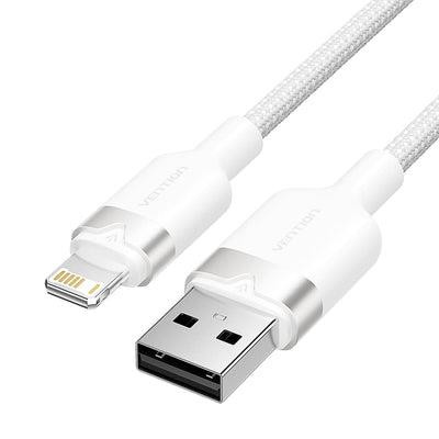 CABLE USB2.0 TO LIGHTNING / 2M WHITE LANWH VENTION