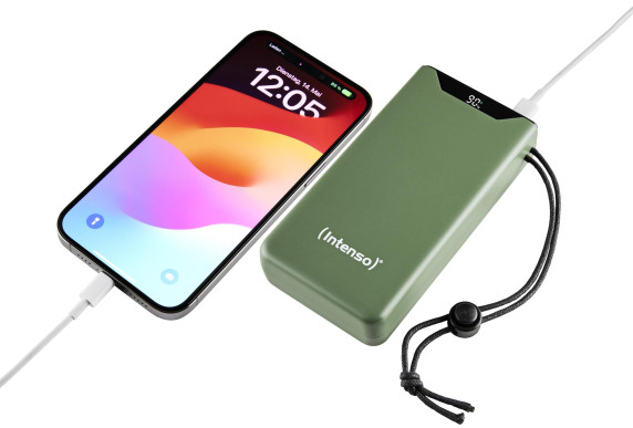 POWER BANK USB 20000MAH QC3.0 / GREEN F20000 7332057 INTENSO