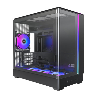 Case | MONTECH | micro ATX / Mini-ITX | Black | Midi Tower | PC | KING 15 PRO | KING15PRO(B)