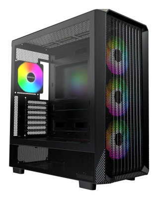 Case | MONTECH | X5 | MidiTower | Case product features Transparent panel | Not included | Colour Black | X5(B)