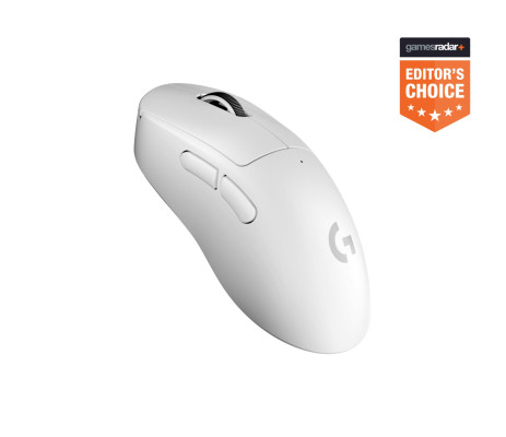MOUSE USB WRL PRO X SUPERLIGHT / 2DEX WHITE 910-007365 LOGITECH