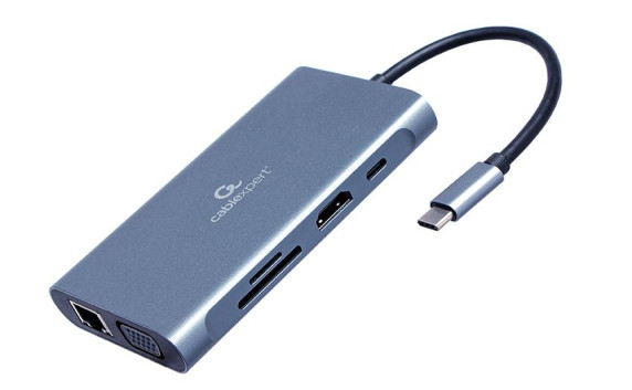 I / O ADAPTER USB-C TO HDMI / USB3 / 7IN1 A-CM-COMBO7-01 GEMBIRD