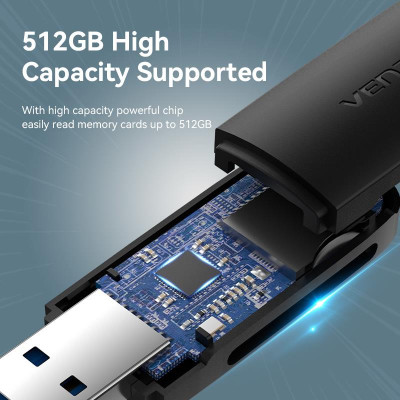 MEMORY READER USB3.0 / SD / TF CLGB0 VENTION