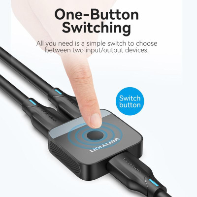VIDEO SWITCHER HDMI 2-PORT / AKOB0 VENTION