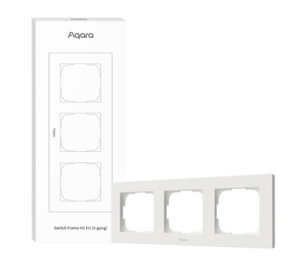 SMART SWITCH FRAME H2 (3-GANG) / WHITE FE-X02D-W AQARA