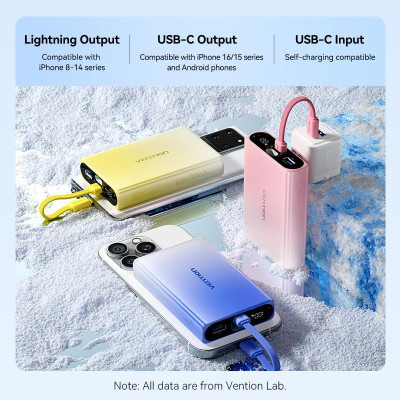 POWER BANK USB 10000MAH 22.5W / BLUE FHZL0 VENTION