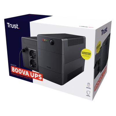 UPS | TRUST | 480 Watts | 800 VA | Wave form type Simulated sinewave | Desktop / pedestal | 23503