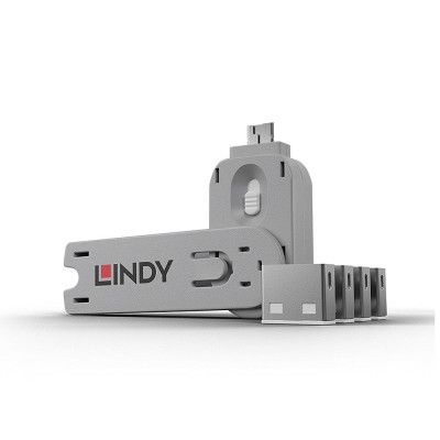 USB PORT BLOCKER 4PACK / WHITE 40454 LINDY