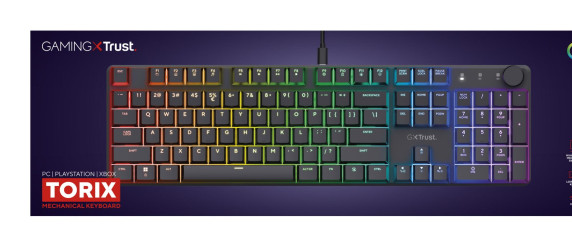 KEYBOARD USB GXT866 TORIX / EN 24910 TRUST