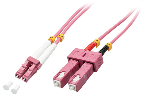 CABLE FIBRE OPTIC LC / SC OM4 / 2M 46361 LINDY