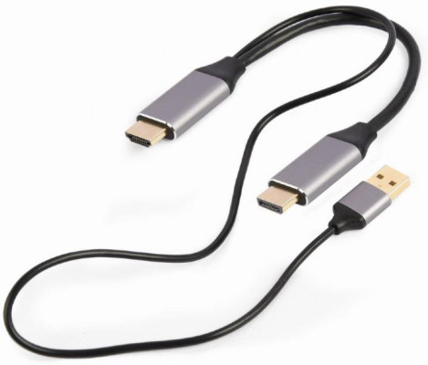 I / O ADAPTER HDMI TO DP / BLACK A-HDMIM-DPM-01 GEMBIRD
