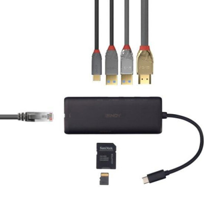 I / O DOCKING STATION USB-C / DST-MINI 43358 LINDY