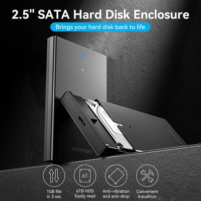 HDD ACC ENCLOSURE 2.5" / KPAB0 VENTION