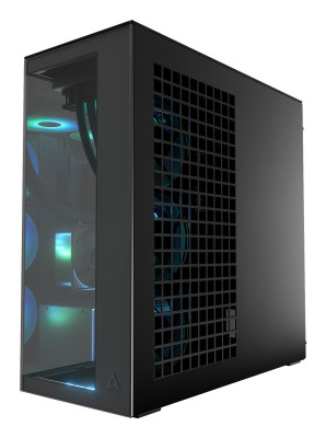 Case | ARCTIC | EATX | Black | Midi Tower | PC | Xtender VG (Mirror Black) | ACPCC00019A