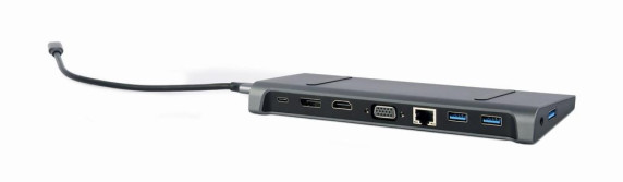 I / O ADAPTER USB-C TO HDMI / USB3 / 9IN1 A-CM-COMBO9-02 GEMBIRD