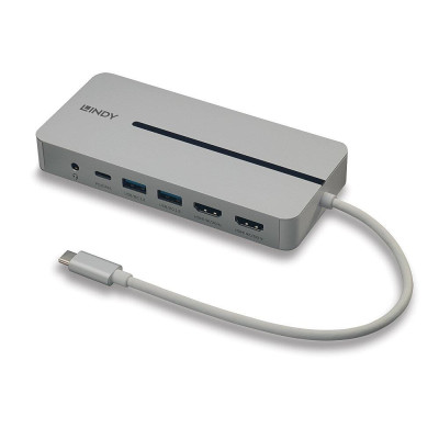 I / O DOCKING STATION USB-C / MINI DUAL 4K 43360 LINDY