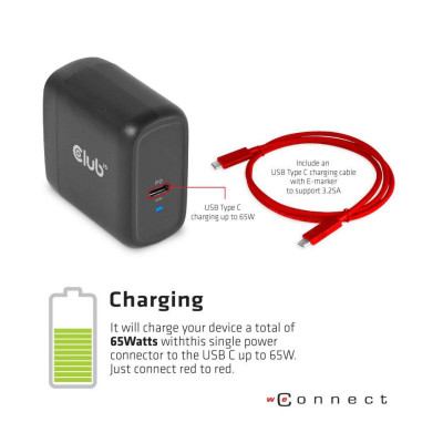 NB ACC DOCKING STATION / USB-C 65W CSV-1564W65 CLUB3D