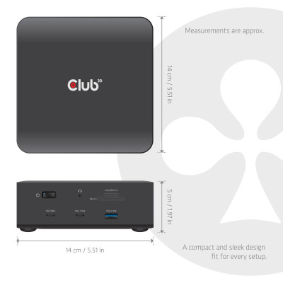 NB ACC DOCKING STATION 13-IN-1 / THUNDERBOLT CSV-2562 CLUB3D