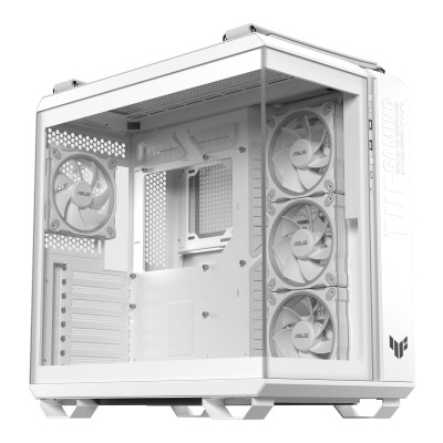 Case | ASUS | TUF Gaming GT502 Horizon | MidiTower | Case product features Transparent panel | Not included | ATX | MicroATX | MiniITX | Colour White | TUFGAMGT502HORIZONWHT