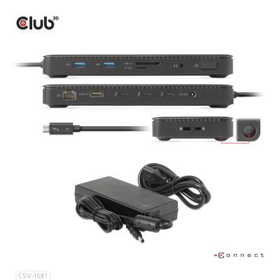 NB ACC DOCKING STATION 11IN1 / THUNDERBOLT CSV-1581 CLUB3D