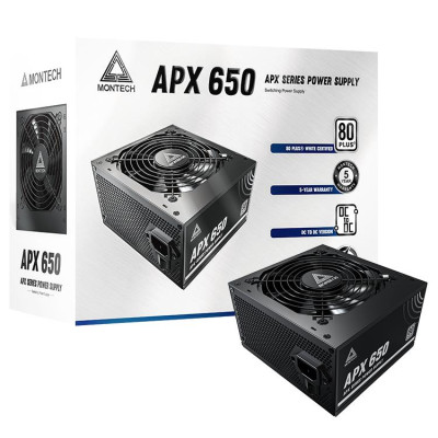 Power Supply | MONTECH | APX 650W | ATX | PC | 100 - 240 V | 650 W | APX650