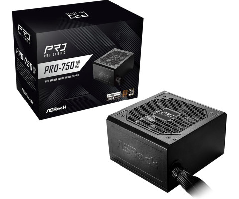 Power Supply | ASROCK | ATX | PC | 100 - 240 V | 750 W | PRO-750B