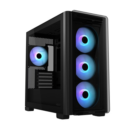 Case | ASUS | A23 PLUS | MidiTower | Case product features Transparent panel | MicroATX | MiniITX | Colour Black | A23PLUSTG / ARGBBLACK