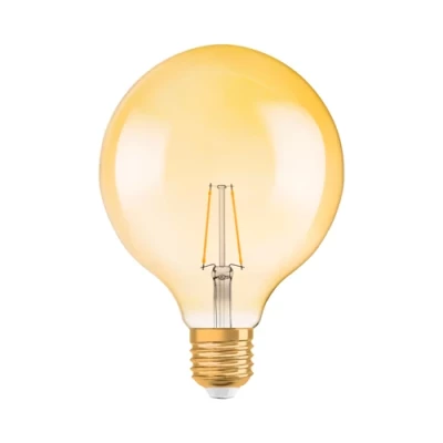 Vintāža stila LED spuldze E27, G125, 2.5W, 220lm, 2400K, filament