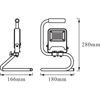 Āra pārnēsājams LED prožektors WORKLIGHTS S-STAND
