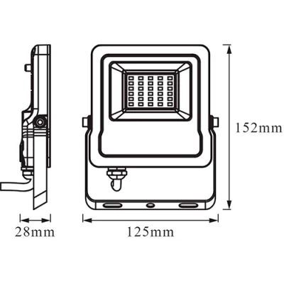Āra LED viedais prožektors SMART+ WIFI FLOOD
