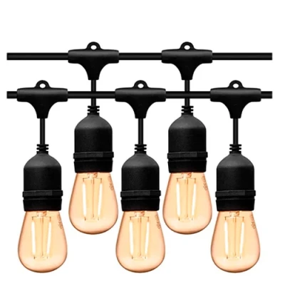 LED outdoor 100m garland for garden and terraces for E27 lamps