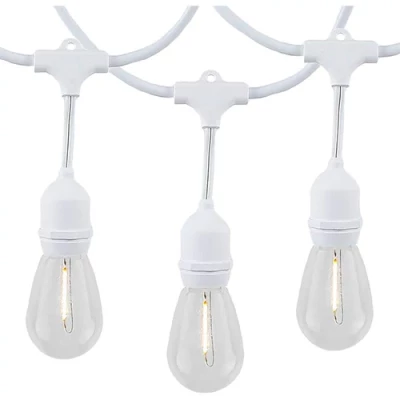 LED outdoor 1m garland for garden and terraces for E27 lamps