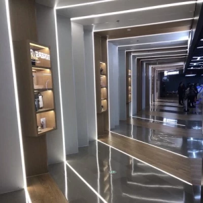 Anodized tile aluminum profile for LED strip HB-52.5X13.3WCD