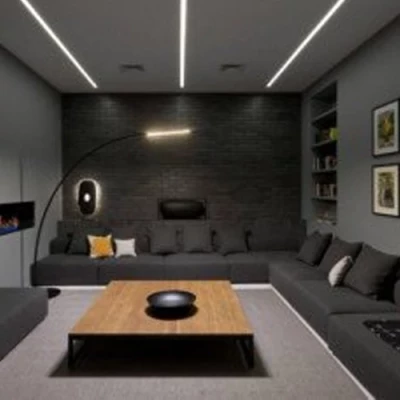 Anodēts alumīnija profils 1-5 LED lentes rindām HB-96X20