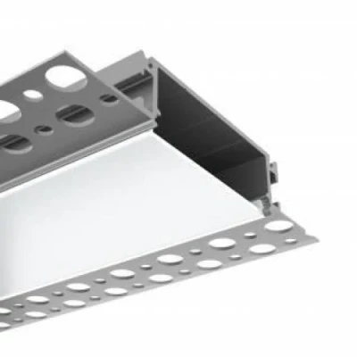Anodized aluminum profile for 1-2 rows of LED strip HB-61X14