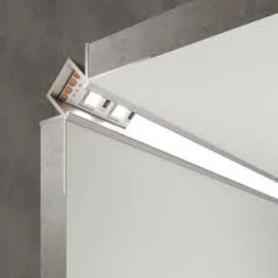 Угловой анодированный алюминиевый профиль для LED ленты HB-50X25.3