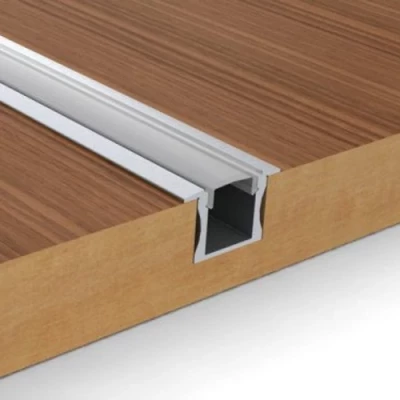 Anodēts dziļš alumīnija profils LED lentei HB-24X14.2BCW