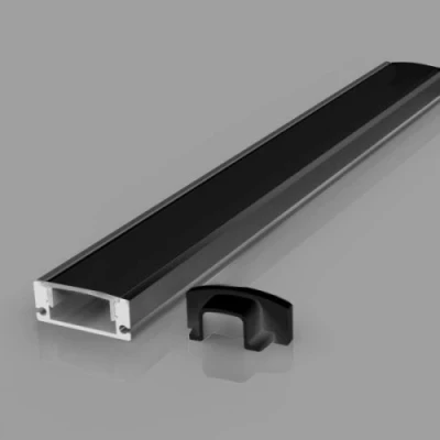 Anodized aluminum profile for LED strip HB-17.4X7BC